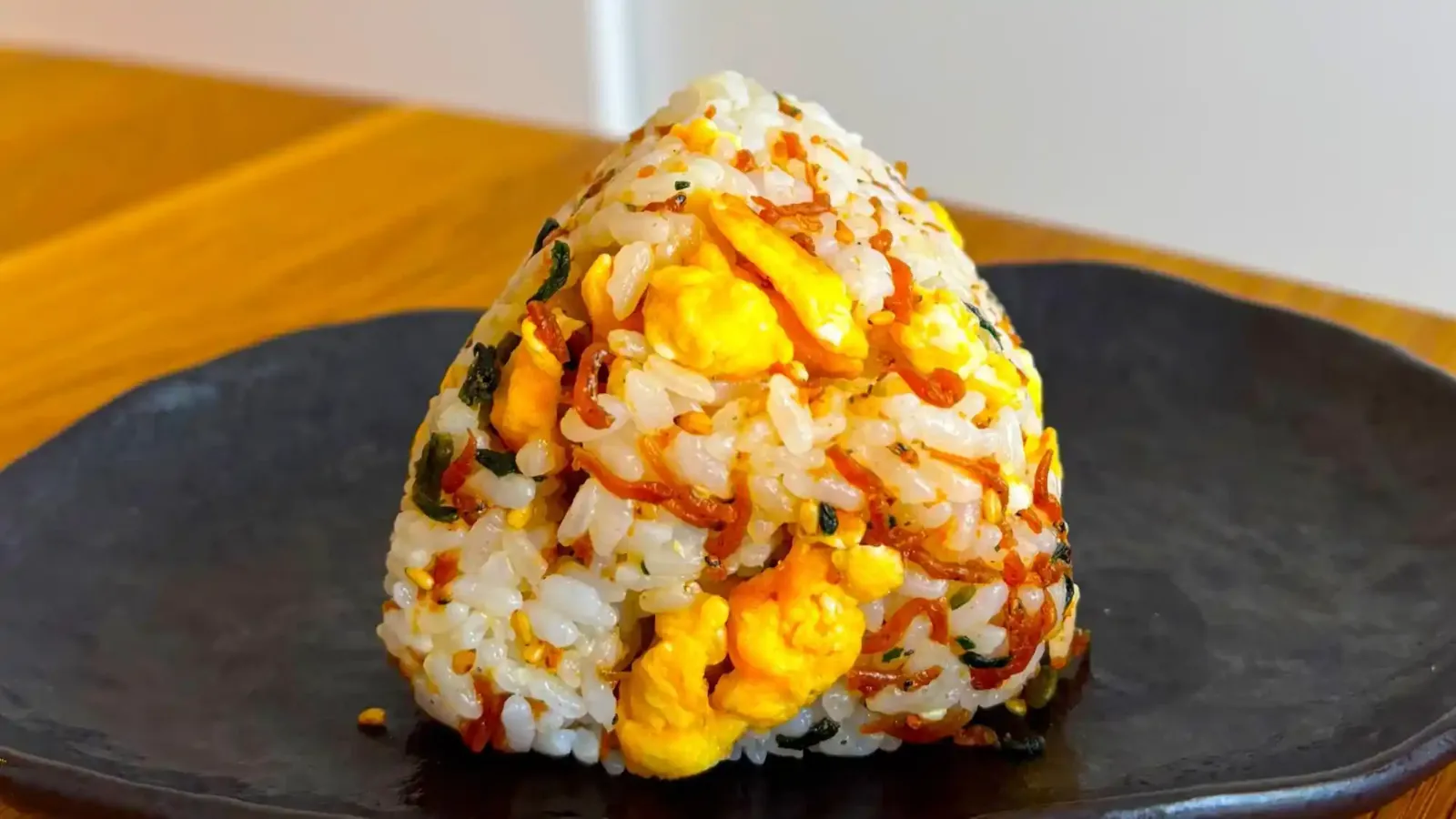 ちりめん山椒と枝豆のおにぎり